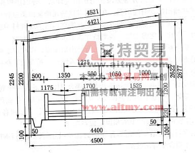 圖6-2 1601工作面運輸巷斷面