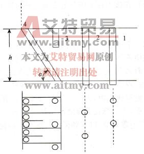 預裂爆破孔與主爆破孔的關系